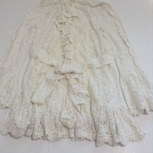 Free People White Dreams Of You Mini Dress New Size Small - Picture 2 of 6